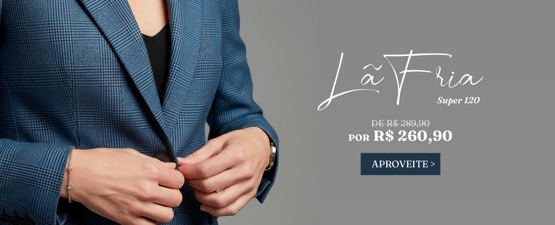 LÃ FRIA SUPER 120 EM PROMOÇÃO