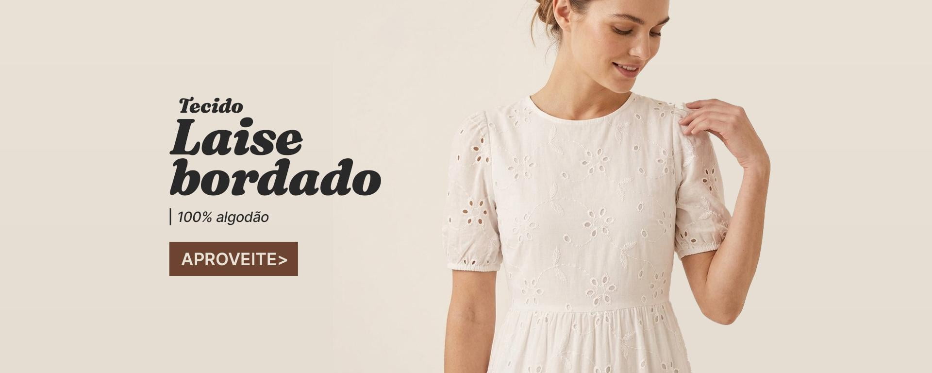 Tecido Laise de algodão | milfios