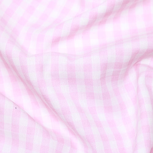 Tecido Tricoline Premium, Coleção Barbie, Algodão Fio 40, Fio Tinto Xadrez  Rosa Pink na Monalisa Tecidos Finos
