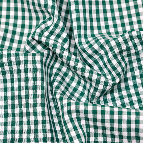 Tecido Tricoline 100% algodão - Xadrez Verde - Fernando Maluhy (0.50x1.50)