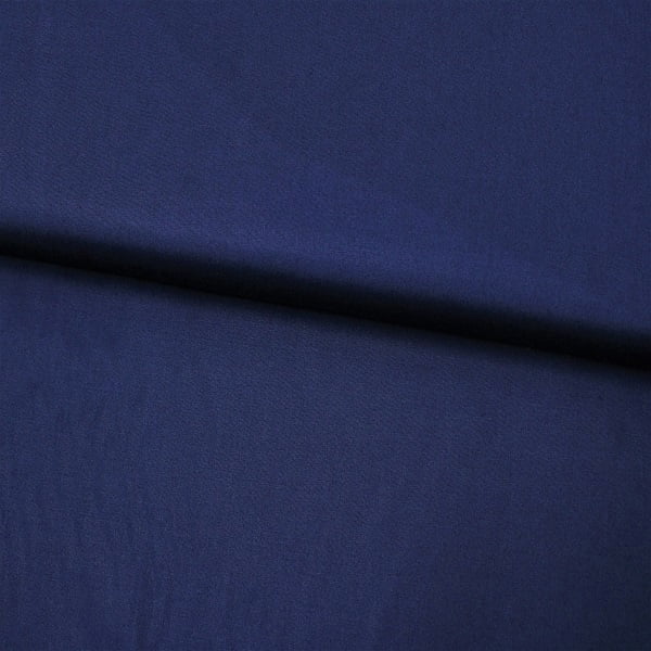Tecido Camisaria Tricoline Fio 50 - Sais 15- Liso - Azul Marinho - 100% Algodão 