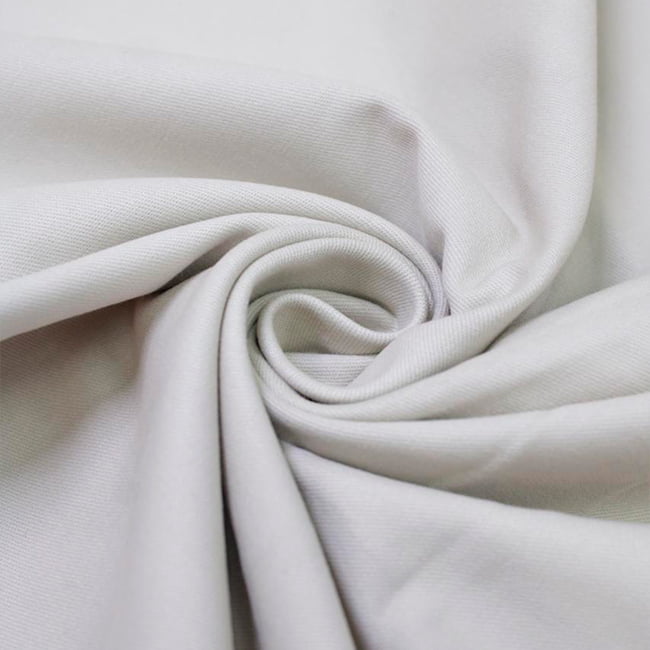 Tecido Sarjado Cotton Satin Peletizado - Creme