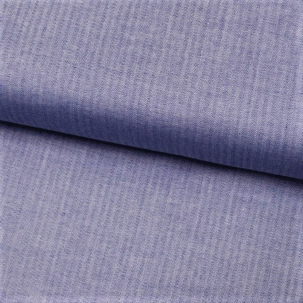 Tecido Camisaria Tricoline Fio 50 - Bolonha 09 - Azul Jeans - 100% Algodão