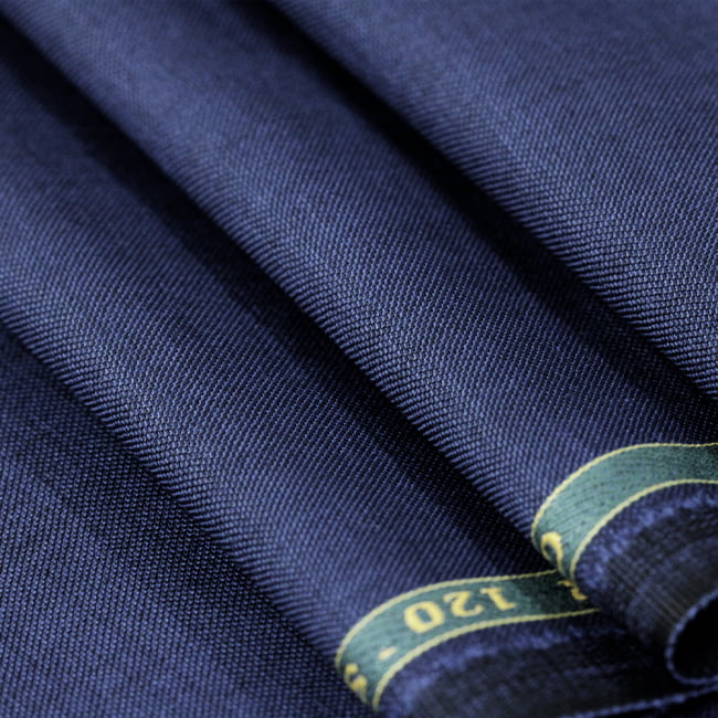 Tecido Alfaiataria Lã Fria Super 120 Paramount 30 - Marinho - Twill Premium