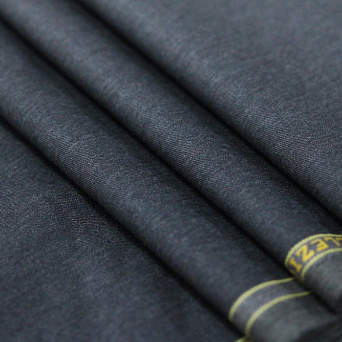 Tecido Alfaiataria Lã Fria Super 120 Paramount 02 - Chumbo - Gabardine Premium