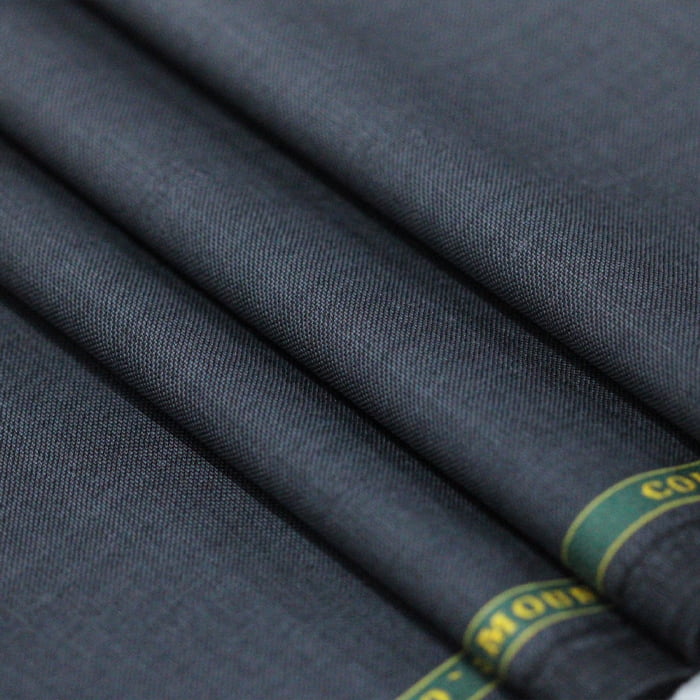 Tecido Alfaiataria Lã Fria Super 120 Paramount 03 - Cinza Escuro - Twill Premium