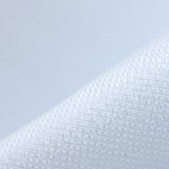 Amostra - Tecido Tricoline Fio 50 - Tebas - Maquinetado - Branco