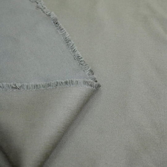 Tecido Sarjado Cotton Satin Peletizado - Musgo - 98% Algodão 2% Elastano