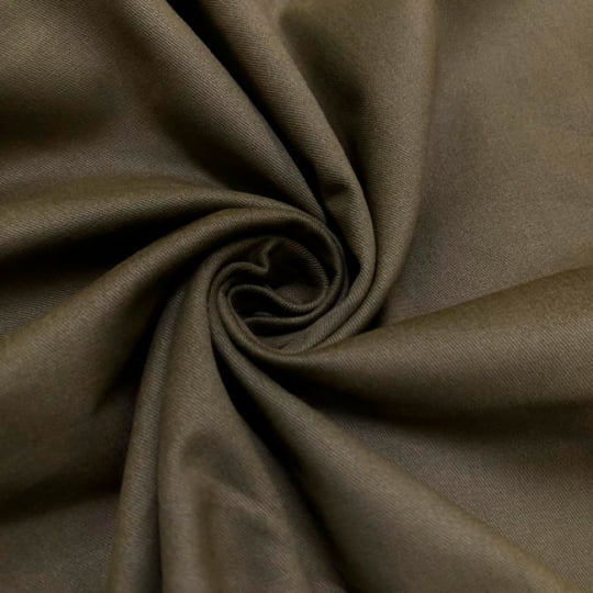 Tecido Sarjado Cotton Satin Peletizado - Verde Zimbro - 98% Algodão 2% Elastano Tecido Sarjado Cotton Satin Peletizado - Verde Zimbro - 98% Algodão 2% Elastano