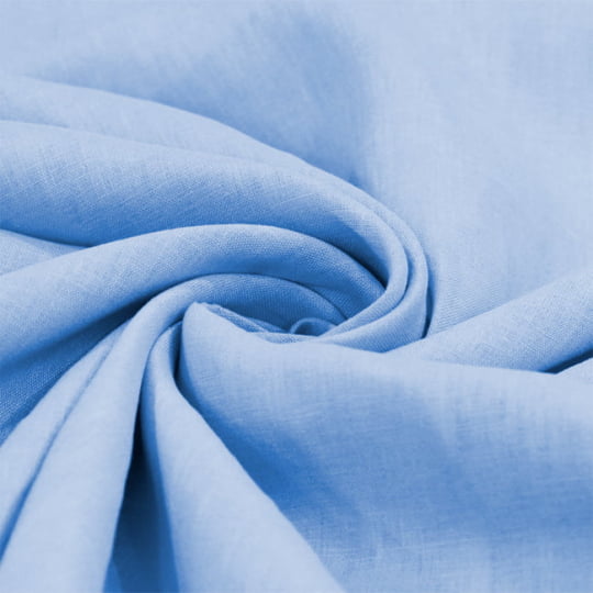 Tecido Linho Puro 38 - Azul Indigo - 100% Linho