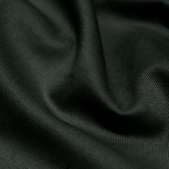 Tecido Sarjado Cotton Satin Liso - Chumbo - 98% Algodão 2% Elastano