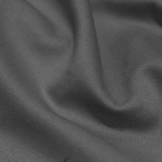 Tecido Sarjado Cotton Satin Liso - Cinza Médio