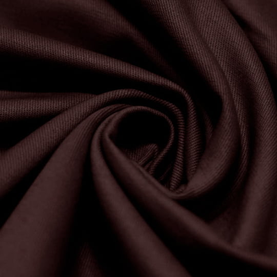 Tecido Sarjado Cotton Satin Liso - Rubro - 98% Algodão 2% Elastano