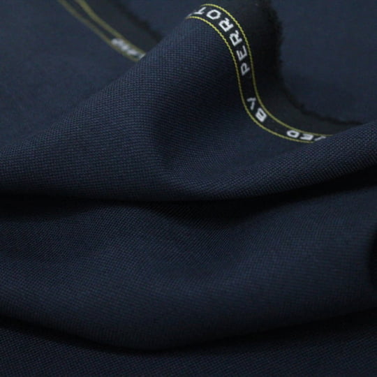 Tecido Alfaiataria Lã fria Classic Paramount 12 - Azul Noite - Twill Leve