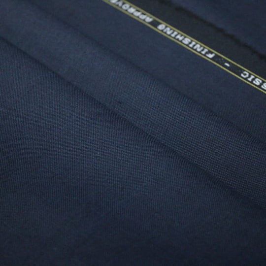 Tecido Alfaiataria Lã fria Classic Paramount 12 - Azul Noite - Twill Leve