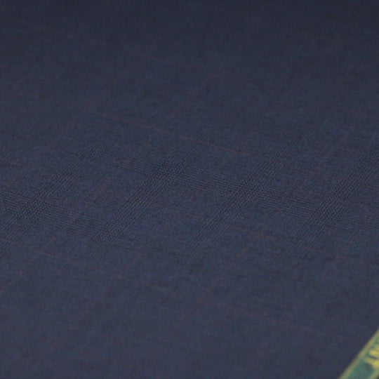 Tecido Alfaiataria Lã Fria Super 120 Paramount 20 - Quadriculado Azul Marinho - Twill Premium