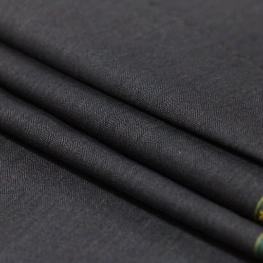 Tecido Alfaiataria Lã fria super 120 Paramount 21 Cinza Escuro - Twill Premium