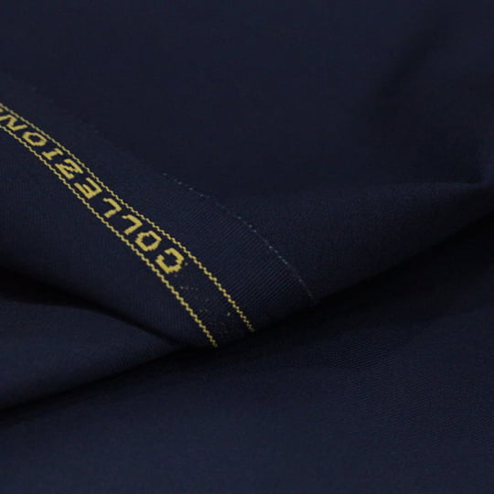 Tecido Alfaiataria Lã Fria Super 120 Paramount 23 - Azul Petróleo - Gabardine Premium