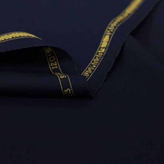Tecido Alfaiataria Lã fria super 120 Paramount 23 Azul Petróleo - Gabardine Premium