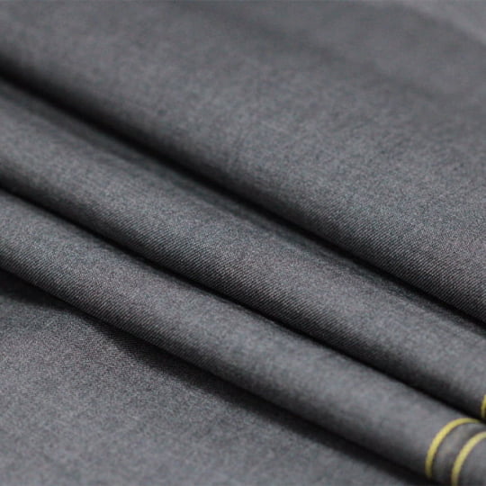 Tecido Alfaiataria Lã fria super 120 Paramount 24 Cinza Escuro - Gabardine Premium