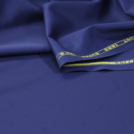 Tecido Alfaiataria Lã Fria Super 120 Paramount 26 - Azul Marinho - Gabardine Premium
