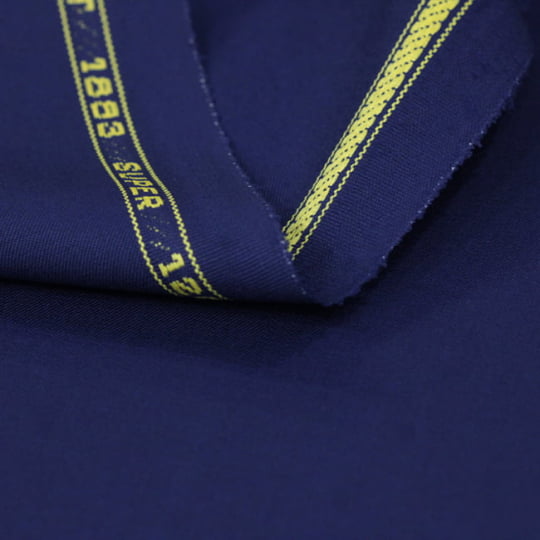 Tecido Alfaiataria Lã fria super 120 Paramount 26 Azul Marinho - Gabardine Premium