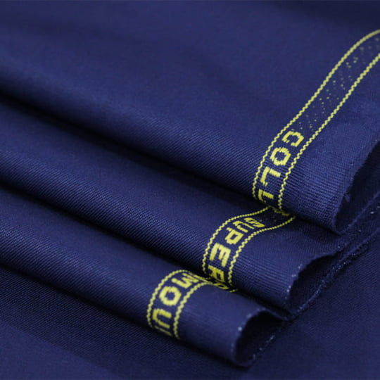Tecido Alfaiataria Lã fria super 120 Paramount 26 Azul Marinho - Gabardine Premium