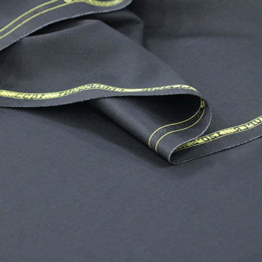Tecido Alfaiataria Lã Fria Super 120 Paramount 27 - Preto - Gabardine Premium