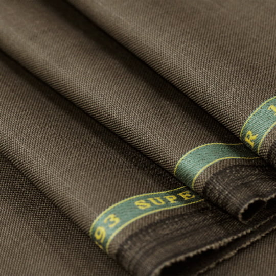 Tecido Alfaiataria Lã fria super 120 Paramount 29 Marrom - Twill Premium