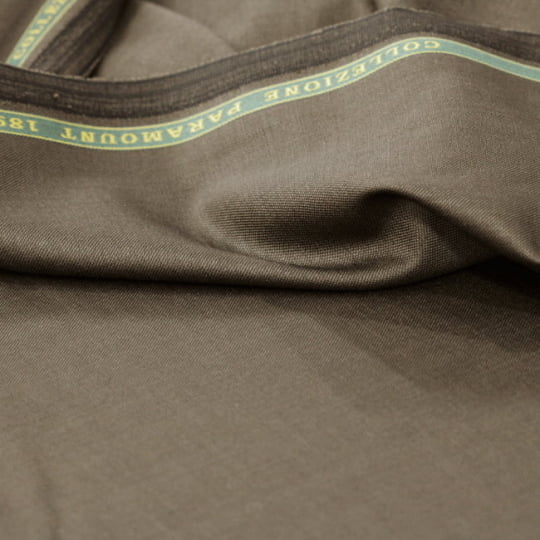 Tecido Alfaiataria Lã Fria Super 120 Paramount 29 - Marrom - Twill Premium