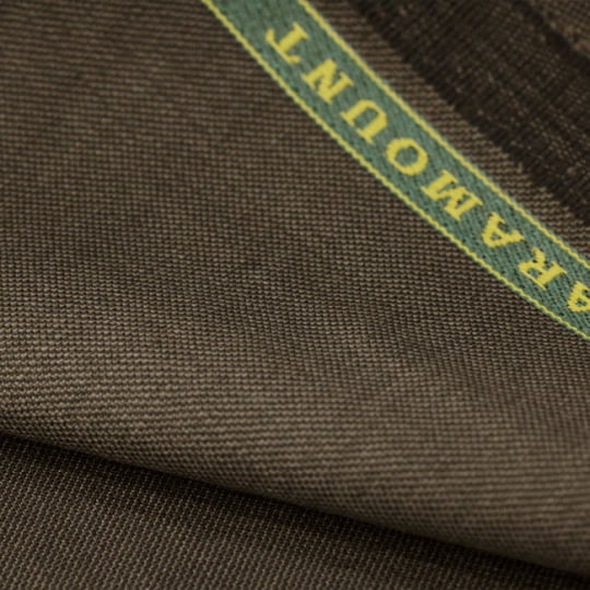 Tecido Alfaiataria Lã Fria Super 120 Paramount 29 - Marrom - Twill Premium