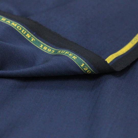 Tecido Alfaiataria Lã fria super 120 Paramount 09 Azul Marinho - Twill Premium
