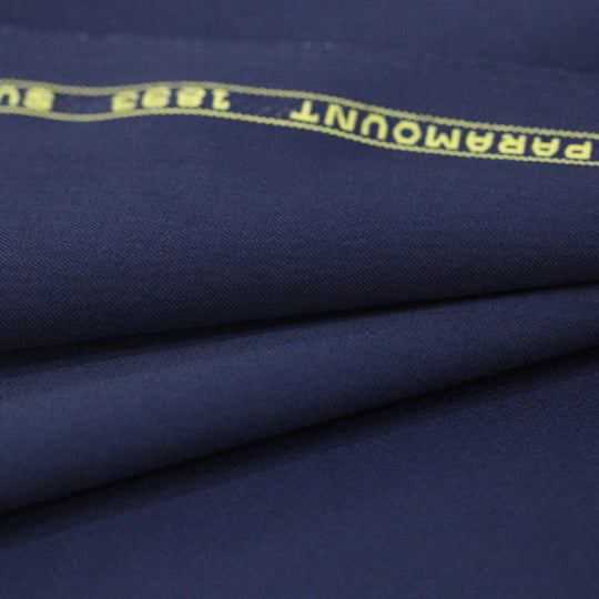 Tecido Alfaiataria Lã Fria Super 120 Paramount 01 - Azul Noite - Gabardine Premium