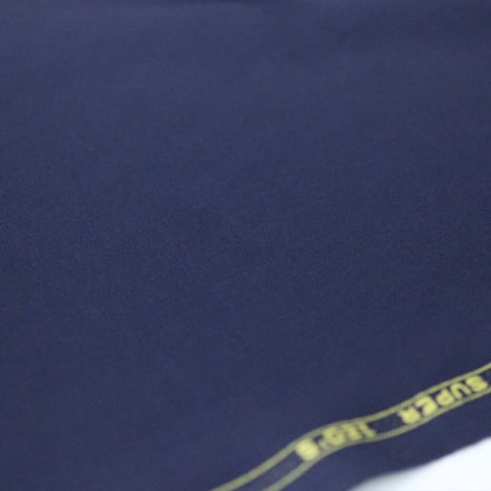 Tecido Alfaiataria Lã Fria Super 120 Paramount 01 - Azul Noite - Gabardine Premium