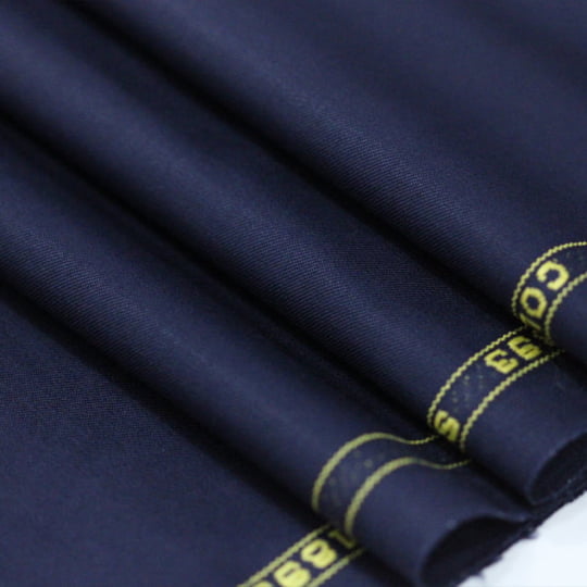 Tecido Alfaiataria Lã fria super 120 Paramount 01 Azul Noite - Gabardine Premium