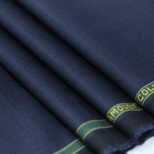 Tecido Alfaiataria Lã fria super 120 Paramount 05 Azul Noite - Twill Premium
