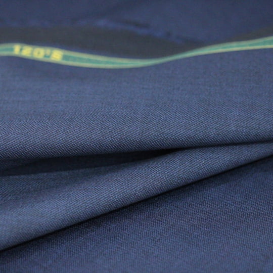 Tecido Alfaiataria Lã Fria Super 120 Paramount 05 - Azul Noite - Twill Premium