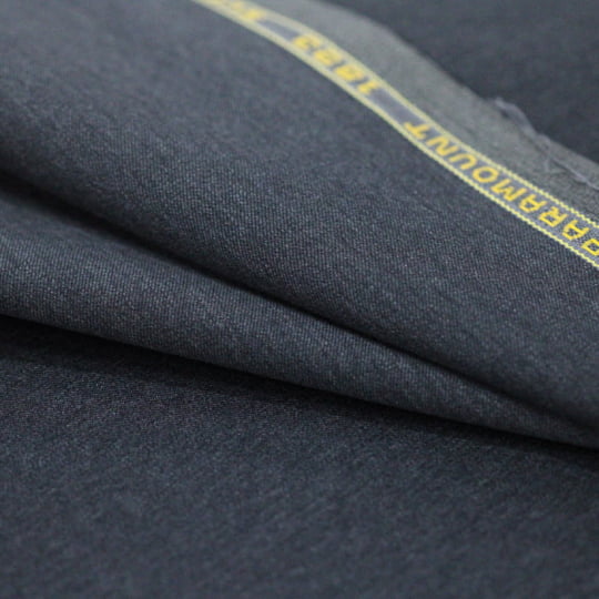 Tecido Alfaiataria Lã Fria Super 120 Paramount 02 - Chumbo - Gabardine Premium