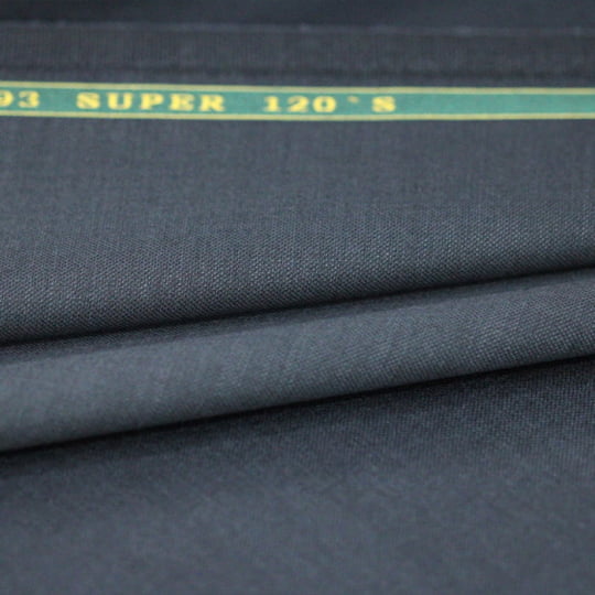 Tecido Alfaiataria Lã Fria Super 120 Paramount 04 - Chumbo - Twill Premium