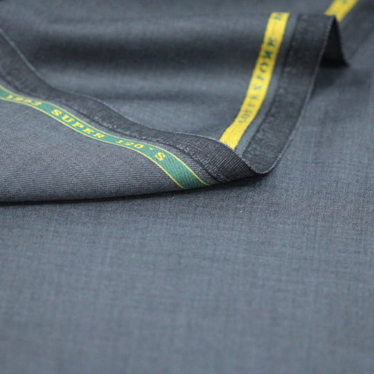 Tecido Alfaiataria Lã fria super 120 Paramount 03 Cinza Escuro - Twill Premium