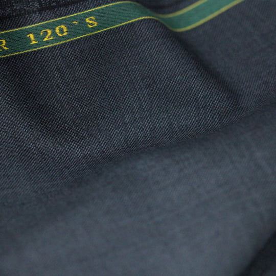 Tecido Alfaiataria Lã Fria Super 120 Paramount 03 - Cinza Escuro - Twill Premium