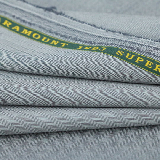 Tecido Alfaiataria Lã Fria Super 120 Paramount 08 - Cinza - Twill Premium