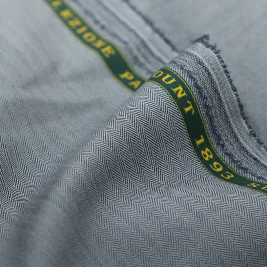 Tecido Alfaiataria Lã Fria Super 120 Paramount 08 - Cinza - Twill Premium
