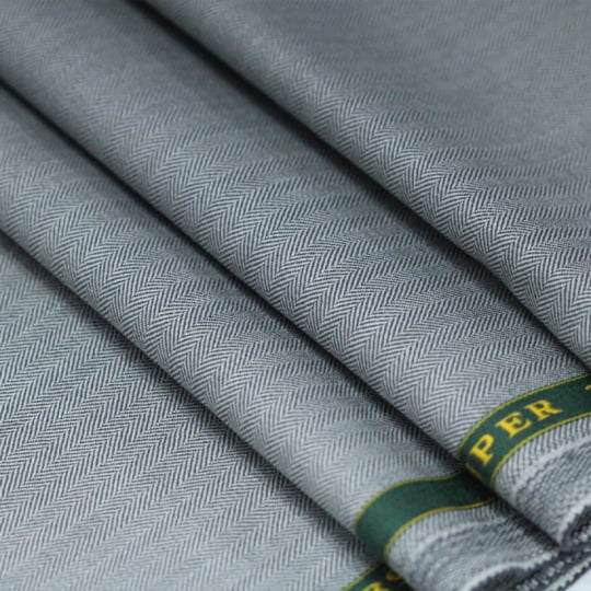 Tecido Alfaiataria Lã fria super 120 Paramount 08 Cinza - Twill Premium