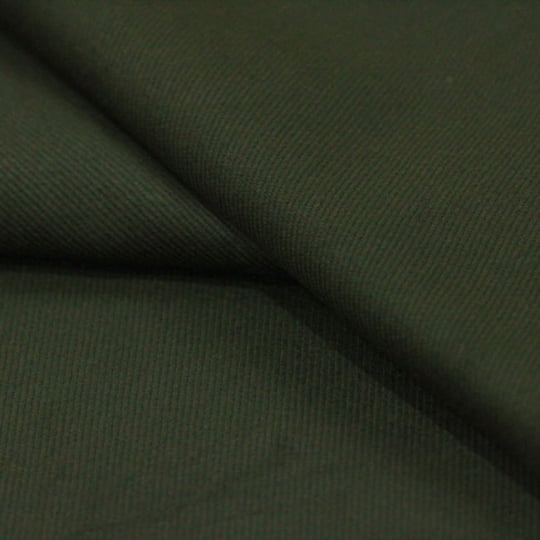 Tecido Brim Pesado - Verde Militar - Peletizado - 100% algodão - Largura 1,70m