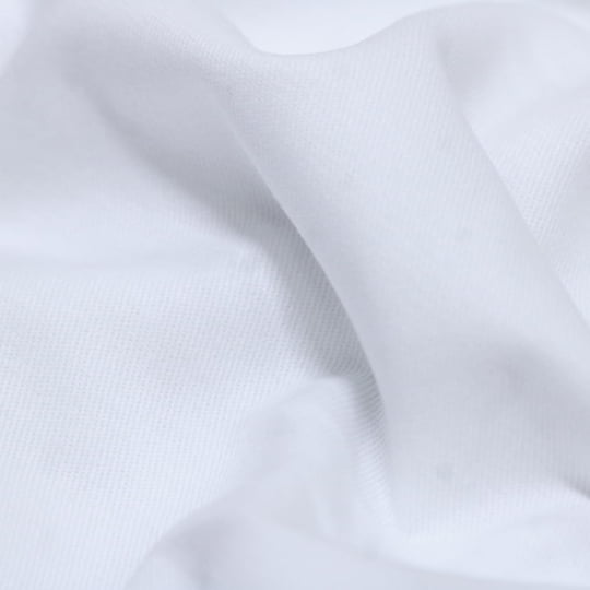 Tecido Sarjado Cotton Satin Liso - Branco