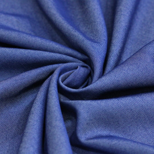 Tecido Camisaria Jeans 01 - Azul Royal - 70% Viscose 27% Poliéster 3% Elastano 