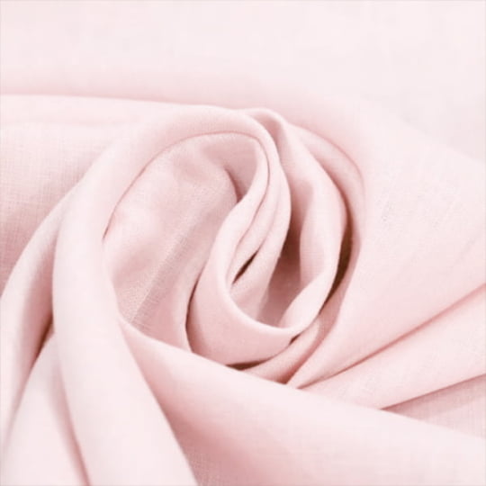 Tecido Linho Puro 67 Rosa Ballet - 100% Linho 190g
