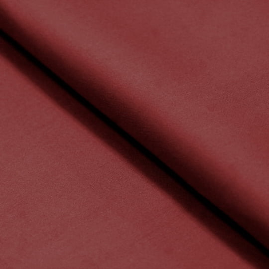 Tecido Camisaria Tricoline Fio 100 - Luxor 40 - Liso Acetinado - Blood - 100% Algodão Egípcio
