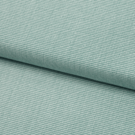 Tecido Camisaria Tricoline Fio 40 - Fio Tinto - Vichy Xadrez PP - Verde - 100% Algodão